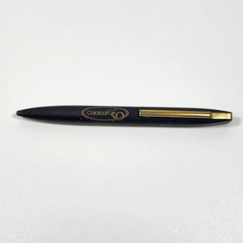Colorcon Company Logo Twist Retractable Ballpoint Pen Black Ink Medium Point